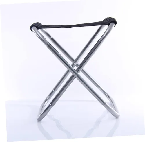 Vista 8 de Outdoor Folding Stool Portable for Camping Fishing and Picnics Lightweight Compact Design with Durable Canvas Surface for Outdoor Activities