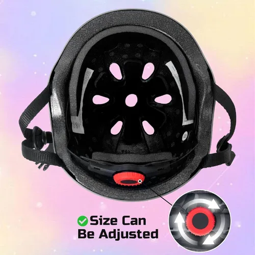 Vista 3 de Nattork Casco Infantil de Protección, Forro Extraíble para Multideportes Patineta, Patines, Bicicleta, Patinete Edad 4-12 Niños, Jóvenes, Adultos