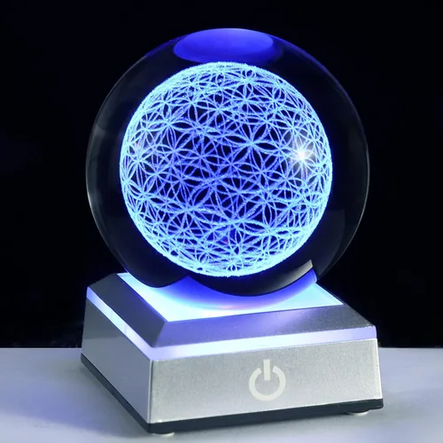 Vista 25 de Qianwei Regalos de mariposa para mujeres con bola de cristal 3D de 3.14" - 80mm, figuras de animales de cristal con láser, estatuas para decoración
