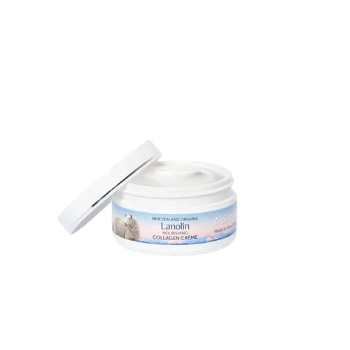 Vista 2 de Nueva Zelanda Organic Lanolina Nutritiva Crema de Colágeno.