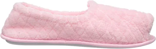 Vista 6 de MUK LUKS - Zapatilla de pie para mujer con punta abierta ajustable, rosa