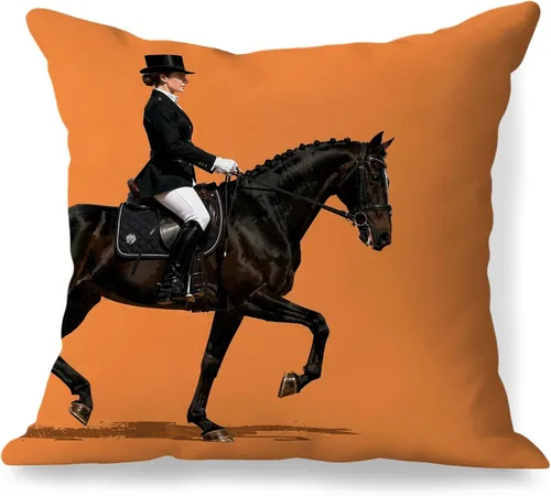 Vista 28 de Fundas de almohada de 12 x 20 pulgadas, regalos para amantes de los caballos, fundas de almohada lumbares decorativas para el hogar, sala de estar