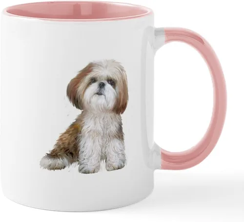 Vista 33 de CafePress Angel Shih Tzu In Clouds Taza de café de cerámica de 11 oz (11.0 fl oz)