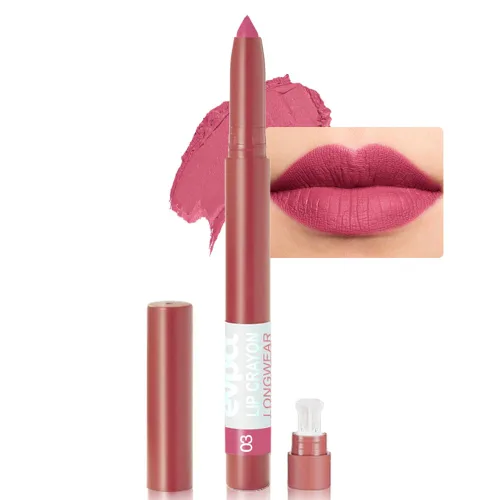 Vista 17 de BINGBRUSH Combo de delineador de labios y lápiz labial 2 en 1, lápiz labial mate, de larga duración, impermeable, lápiz labial, a prueba de manchas