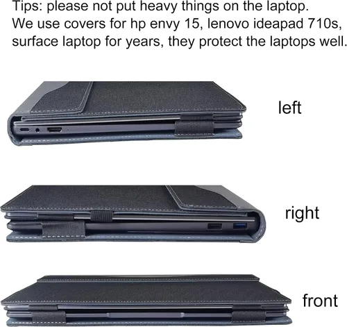 Vista 9 de Funda para portátil HP Envy X360 15-fe 15t-fe 15t-fe 15.6" 2 en 1 y Envy X360 15-fh 15z-fh [Do Check Model] Funda para computadora portátil Funda