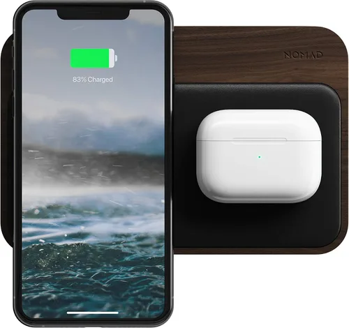 Vista 4 de Nomad Base Station Walnut Hub Edition (incluye adaptadores globales)