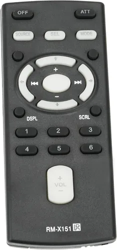 Vista 2 de RM-X151 Reemplazo remoto compatible con reproductor de disco compacto Sony FM/AM CXS-GT3516F CDX-GT300MP CDX-H910UI CDX-GT710HD CDX-GT65UIW