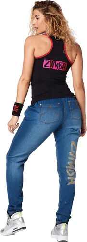 Vista 4 de ZUMBA Camiseta sin mangas con estampado gráfico y espalda cruzada