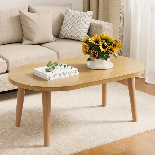 Vista 10 de Mesa de Centro, Mesas de Centro Pequeñas de 23.6", Mesas de Centro Redondas Negras para Sala de Estar, Mesa de Piso para Sentarse en el Suelo, Mesa