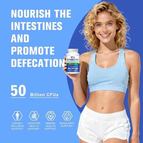 Vista 6 de Probióticos 60 mil millones de UFC, 10 cepas, apoya la digestión y el sistema inmunológico Sin OMG, sin gluten, 60 cápsulas