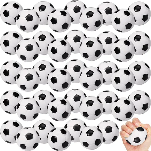 Vista 7 de Vinsot - Paquete de 48 pelotas de fútbol a granel de espuma pequeña de 2.5 pulgadas