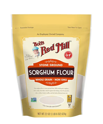 Vista 4 de Bob's Red Mill Harina de sorgo blanco dulce sin gluten, 24 onzas (paquete de 4)