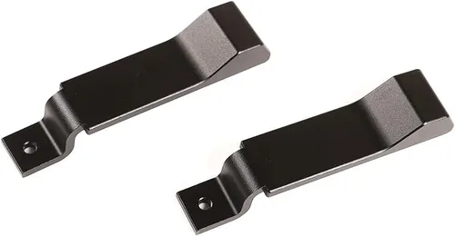 Vista 2 de Para Land Rover Defender 90 110 130 2004-2018 Aluminio Puerta Interior de Coche Manija Decoración Cubierta Accesorios Auto (2 unidades, Negro)