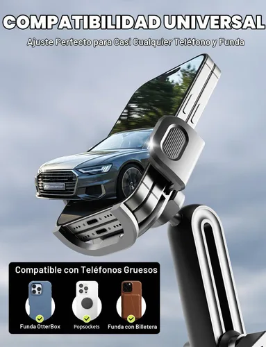 Vista 4 de Bracketron TripGrip - Soporte para teléfono para teléfono, soporte universal para teléfono para automóvil, rotación de 360°, se adapta a
