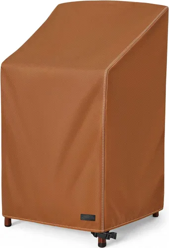 Vista 11 de NettyPro Fundas apilables para sillas de patio, impermeables, para muebles de patio al aire libre, se adapta a sillas apilables de 4 a 6 sillas