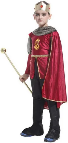 Vista 3 de Brcus Disfraz de Lord Prince Noble King Halloween Cosplay Juego de rol