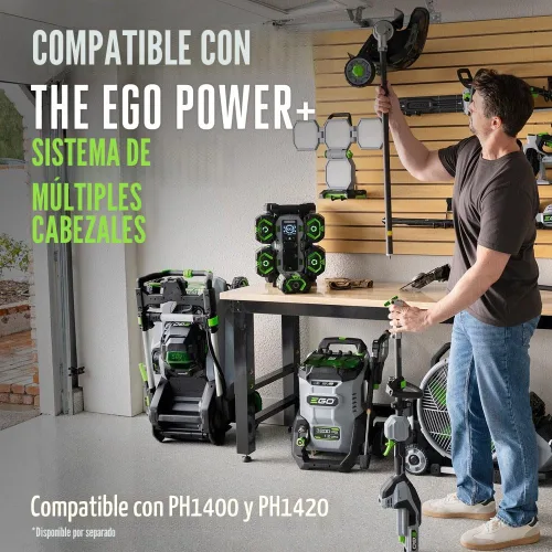 Vista 3 de EGO Power+ Accesorio Redefinador de cama, alimentado por batería, accesorio de fibra de carbono de 8 pulgadas, uso con sistema de cabezal múltiple