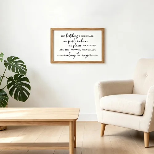Vista 5 de CHDITB La mejor cosa de la vida, placa de madera enmarcada (40,6 cm × 27,9 cm), letrero de madera para pared y mesa con citas de versículos bíblicos