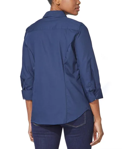 Vista 3 de Nautica Camisa de manga 34 con botones para mujer