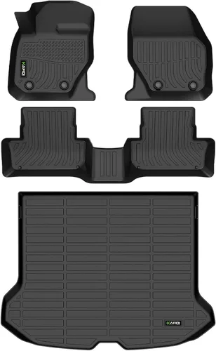 Vista 47 de HAFIDI® Juego de alfombrillas y forro de carga para Kia EV9 2024 2025 2026 (no apto para sillas de relajación), protección para todo tipo de clima