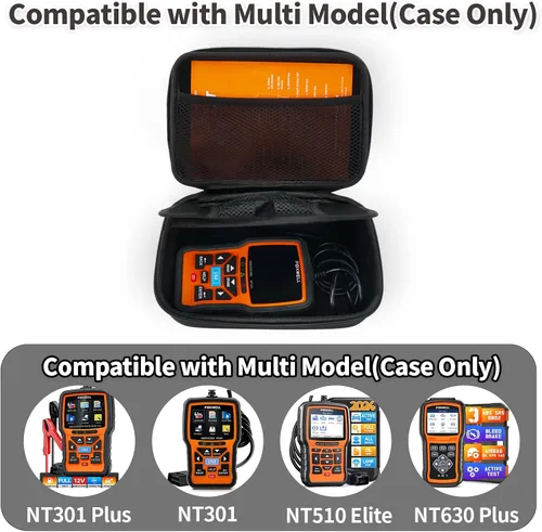 Vista 2 de Funda protectora Bolsa de almacenamiento para escáner OBD2 FOXWELL NT301/NT604 Ancel AD410 OBD2 escáner lector de código herramienta de escaneo