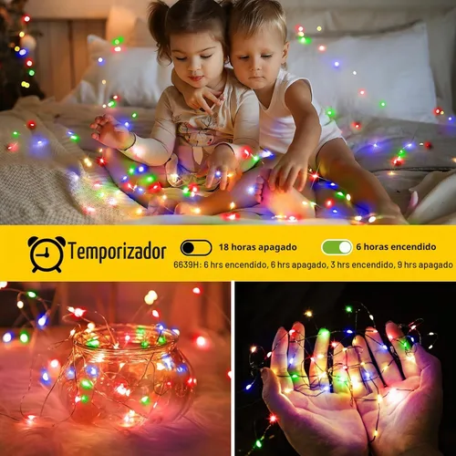 Vista 2 de KNONEW Guirnalda de luces de Navidad para exteriores de 400 pies, 1200 luces LED para exteriores, impermeable, 8 modos, tiempos de memoria
