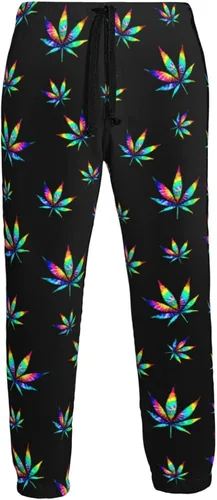 Vista 7 de Pantalones deportivos para hombre con bolsillos, teñido anudado, pantalones deportivos de dinosaurio para correr, entrenamiento, trotar