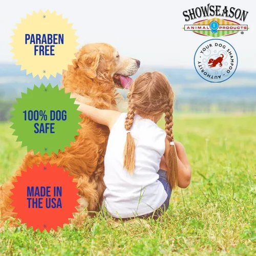 Vista 7 de Champú blanco brillante para mascotas para perros y gatos de 1 galón Sin crueldad Sin parabenos Biodegradable y no tóxico Ilumina todos