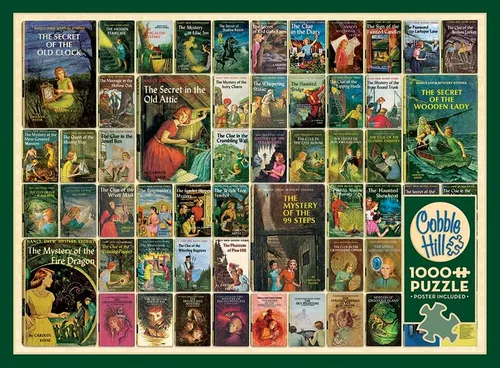 Vista 5 de Cobble Hill - Rompecabezas de 1000 piezas, Nancy Drew, póster de muestra incluido