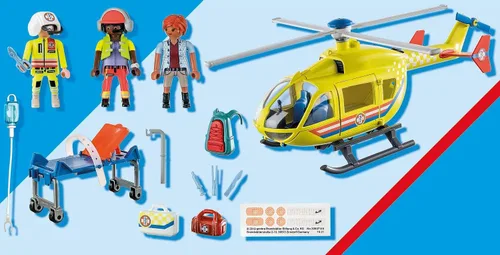 Vista 7 de Playmobil Helicóptero médico