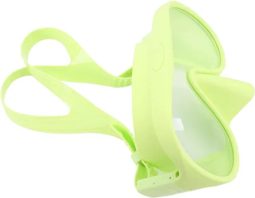 Vista 7 de Luocute Gafas de esnórquel de buceo con película antivaho de vidrio templado, máscara de natación juvenil anti rotura protegida, máscara de natación