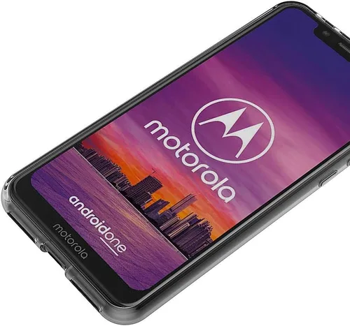 Vista 5 de MaiJin Funda para Motorola Moto One (5.9 pulgadas) Soft TPU Gel Bumper Transparente Cubierta Trasera