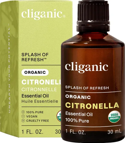 Vista 23 de Cliganic Aceite esencial de albahaca orgánica, 100% puro y natural para aromaterapia Con verificación sin OMG