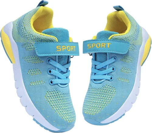 Vista 12 de Tenis para correr, ligeros, casuales, para caminar, para niños y niñas pequeños Azul (1#Blue)