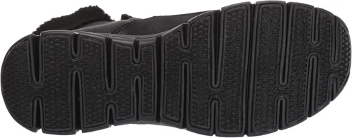 Vista 4 de Skechers Synergy-Botas cortas con cremallera de un cuarto para mujer con ribete Sherpa Snow, Nieve, 6-11