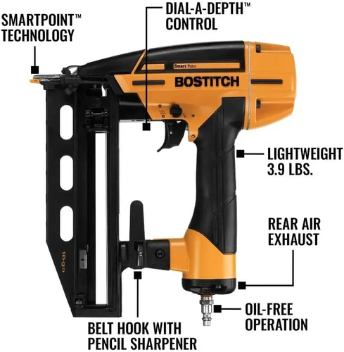 Vista 5 de BOSTITCH BTFP71917 Smart Point 16 GA Kit de clavadora