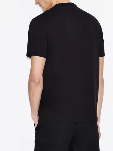Vista 2 de AX ARMANI EXCHANGE Camiseta con logotipo de cuello redondo para hombre