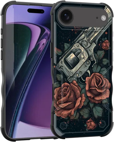 Vista 47 de Funda para iPhone Air, [doble capa] [protección contra caídas de grado militar de 10 pies] Funda resistente a prueba de golpes para iPhone Air