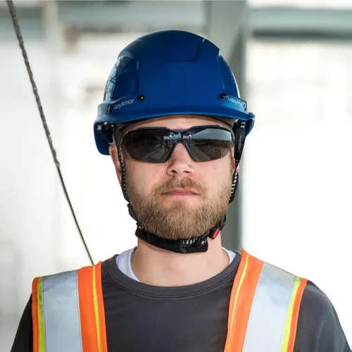 Vista 9 de HexArmor Gafas de seguridad MX300 Antivaho ANSI Z87+ 100% con protección UV Transparente Trushield 2sf