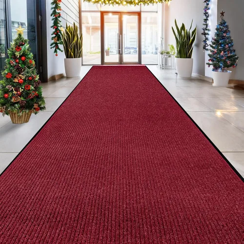 Vista 43 de LuxUrux Tapete de goma duradero para puerta, resistente, interior/exterior, fácil de limpiar, impermeable, patio, garaje, tapete comercial