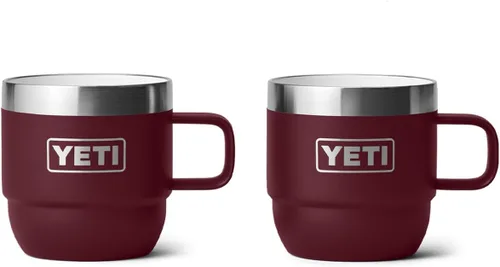 Vista 15 de YETI Rambler - Taza apilable de 6 oz, de acero inoxidable, aislada al vacío para espresso/café, paquete de 2 Verde mar