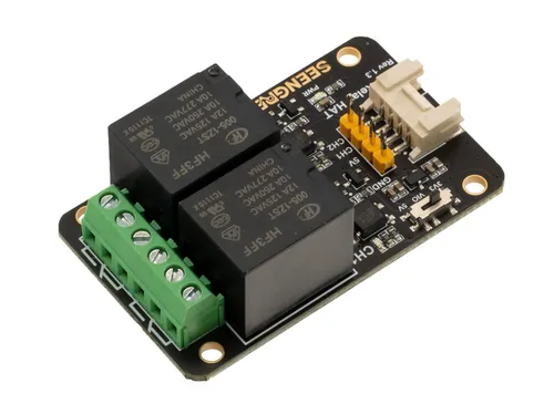 Vista 2 de Módulo de relé de 2 canales, placa de expansión de relé para Raspberry Pi Zero/Zero W/Zero WH/2B/3B/3B+/4B STM32 Ardui, aislamiento optoacoplador