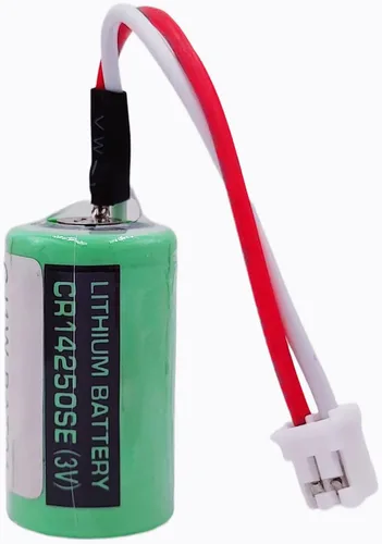 Vista 3 de (2 PCS) CJ1W-BAT01 Batería de iones de litio 3V PLC CP1H CP1L CR14250SE-R Batería de litio desechable no recargable