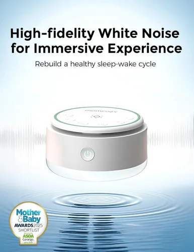 Vista 3 de Momcozy Máquina de sonido para Baby & Momcozy Smart WiFi Baby Monitor con cámara y audio
