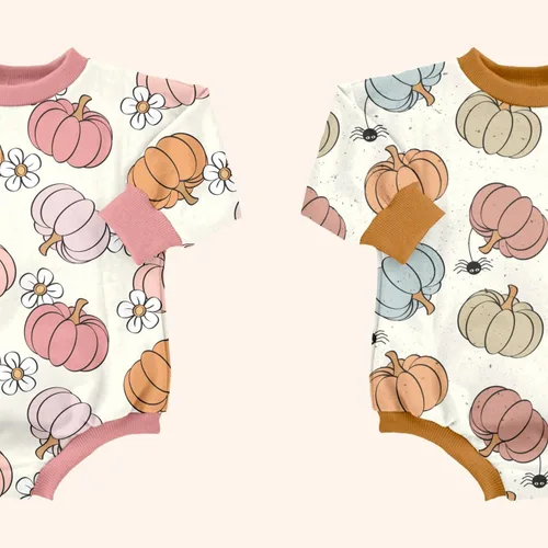 Vista 7 de Traje de Halloween para bebé y niña, camiseta y pantalones divertidos de fantasma, manga larga, cuello redondo, ropa linda