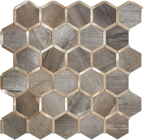 Vista 15 de STICKGOO Azulejo Hexagonal de Despegar y Pegar para Salpicadero, Azulejo Adhesivo para Salpicadero de Cocina y Baño, Aspecto de Mármol Beige PVC