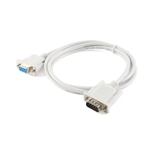 Vista 2 de RS232 Cable de extensión DB9 macho a hembra adaptador agujero a aguja cable serie 4.6 ft para computadora y dispositivos periféricos