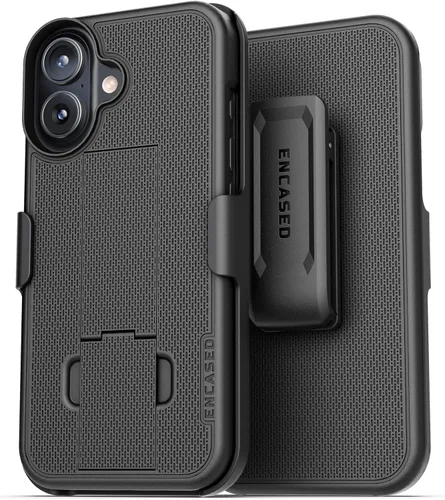 Vista 25 de Encased Funda para cinturón iPhone 11 con clip (Serie DuraClip) Funda ultradelgada con funda (Negro)