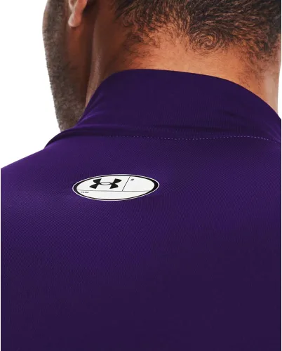 Vista 4 de Under Armour ColdGear - Camiseta de compresión para hombre, con cuello alto falso