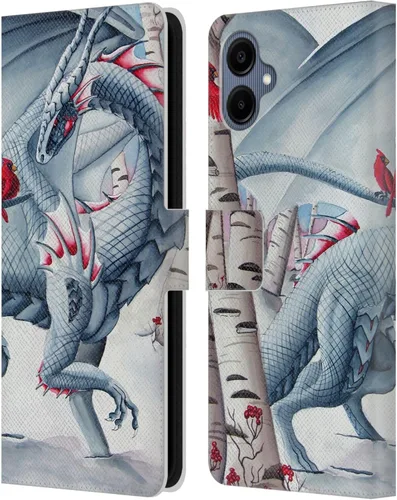 Vista 71 de Head Case Designs Officially Licensed Carla Morrow Galactic Entrancement Dragons Leather Wallet Case Compatible with Samsung Galaxy A07 4G